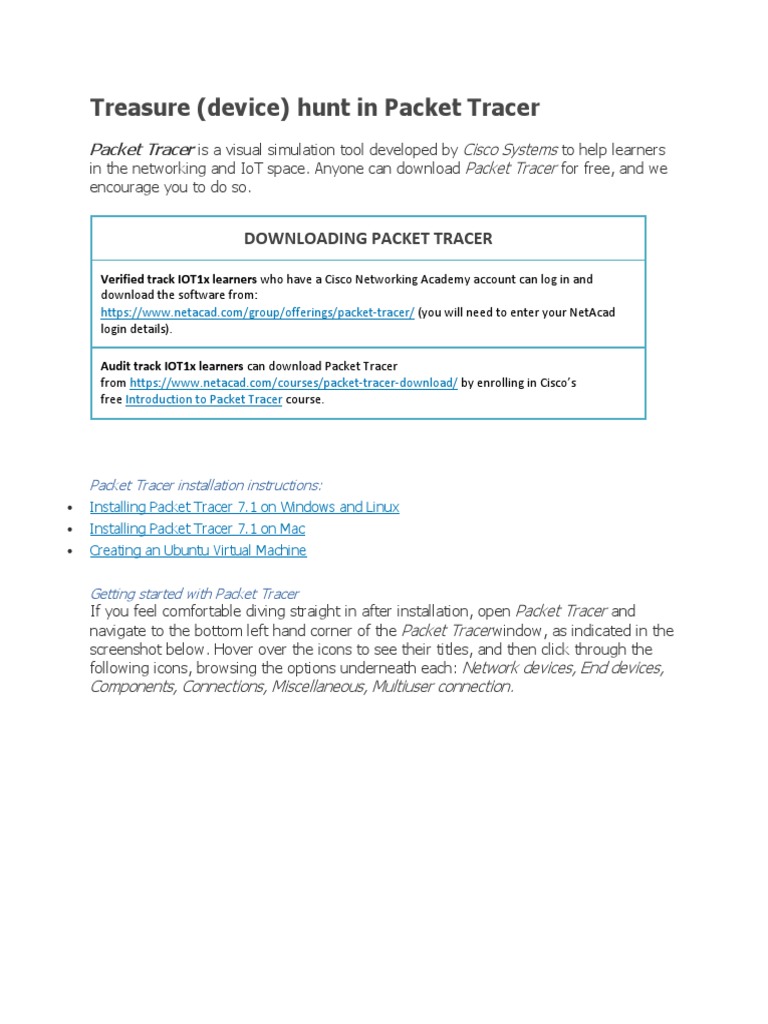 Download Packet Tracer Cisco For Mac