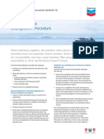 Hydraulic Fluid Changeover Procedure: Marine Lubricants Information Bulletin 16