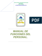 Manual de Funciones Del Personal y de Sus Obligaciones Espec Ficas 2014