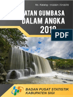 Kecamatan Gumbasa Dalam Angka 2018