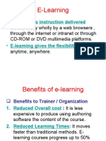 E-Learning: Benefits and Impacts