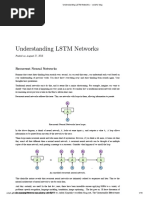 Understanding LSTM Networks