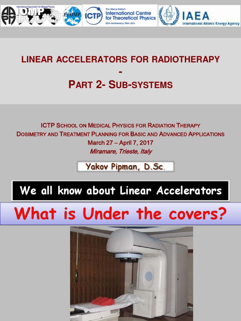 Components of Linear Accelerators in Radiotherapy | PDF | Particle ...