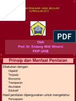 Sistem Penilaian Kurikulum 2013