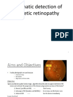 Automatic Detection of Diabetic Retinopathy