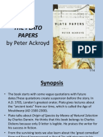 The Plato Papers: by Peter Ackroyd