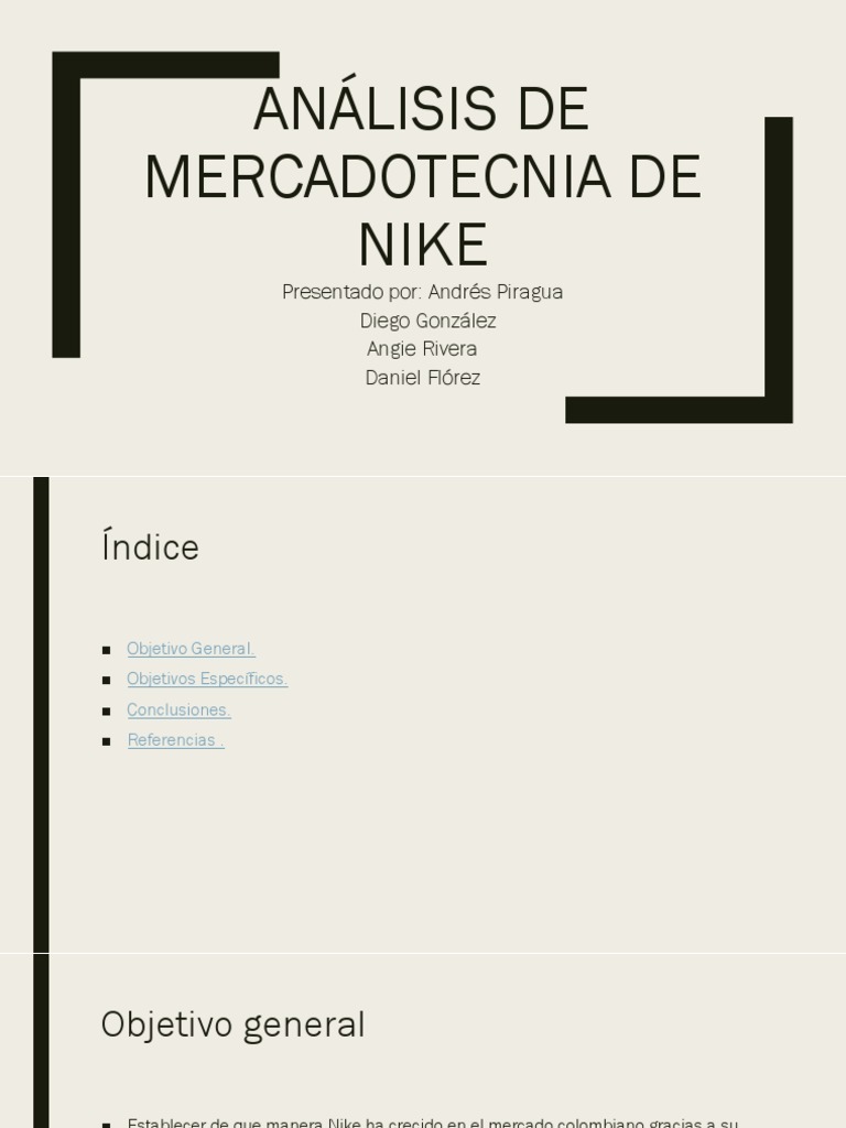 Análisis de de Nike | PDF | Marketing | Negocios