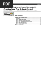 Creating Your First Activex Control: Microsoft Visual Basic Control Creation Edition Version 5.0