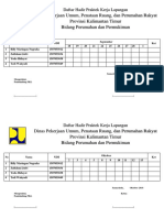 Daftar Hadir PKL