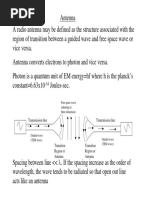 Transmission Line Transmission Line: Free Space Wave Radiating in Three Dimension