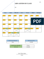 Horario Asistido de Clases - Julio PDF