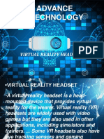 Advance Technology: Virtual Reality Headset