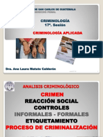 17a. Criminología Usac2016