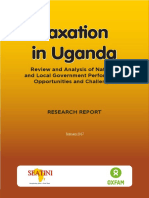 Taxation in Uganda - Review and Analysis of National and Local Government Performance Opportunities and Challenges