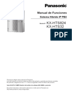Panasonic KX HTS32 KX HTS824 Sistema Hibrido IP PBX Manual de Funciones v1.5