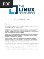 Linux Fundation Syallabu