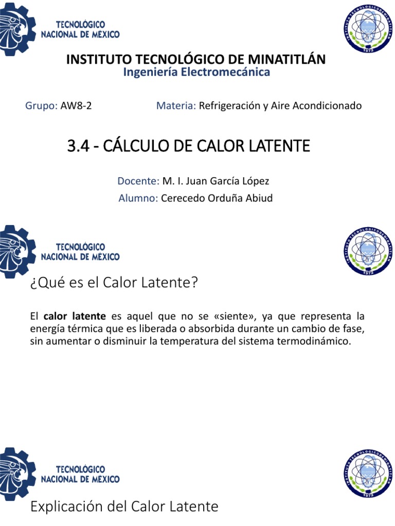 3.4 Cálculo de Calor Latente | PDF | Derritiendo | Fase (materia)