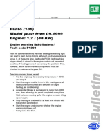 Fiat Punto Engine Warning Light Flashes Fault Code p1300