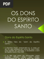 Os Dons Do Espírito Santo