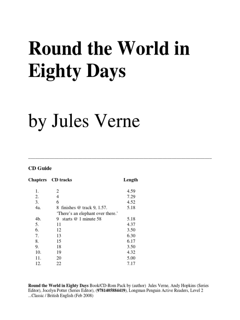 Around the World in 80 Days Study Guide | PDF