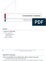 Computational Complexity: CSD-202 Data Structure and Algorithms