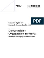 Demarcación y Organización Territorial PDF
