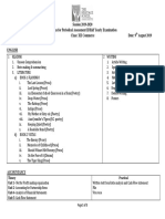 Class XII Commerce Syllabus PA II-HYE 2019-20