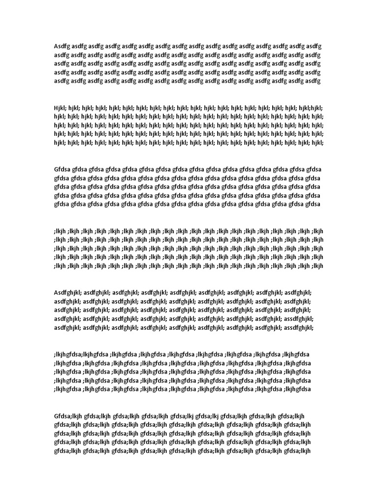 Keyboard Patterns and Variations | PDF