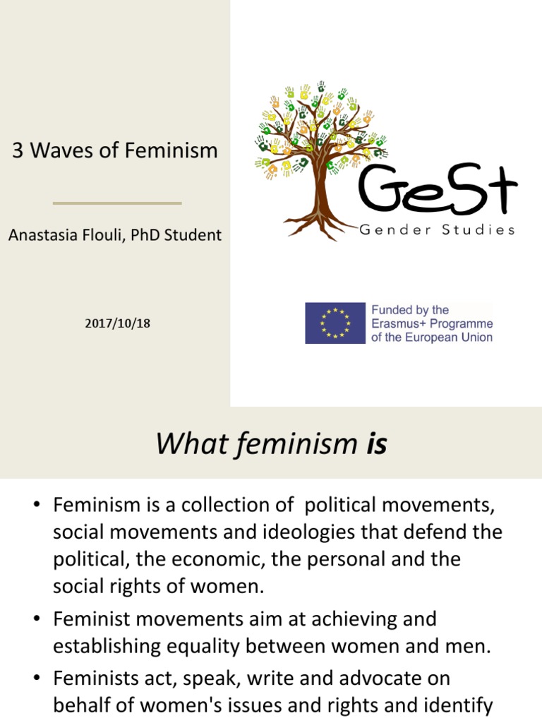 Anastasia Flouli AUTH 3 Waves of Feminism | PDF | Feminism | Gender Studies