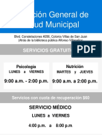 Cartel de Atencion