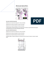 Alturas para Spray Driers