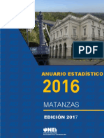 Anuario estadístico de Matanzas