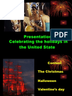 Presentation Celebrating The Holidays in The United State