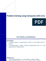 Problem Solving using Computers (ICS-111