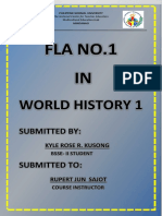 Fla No.1 IN: World History 1