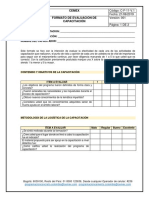 Formato de Evaluación de Los Participantes