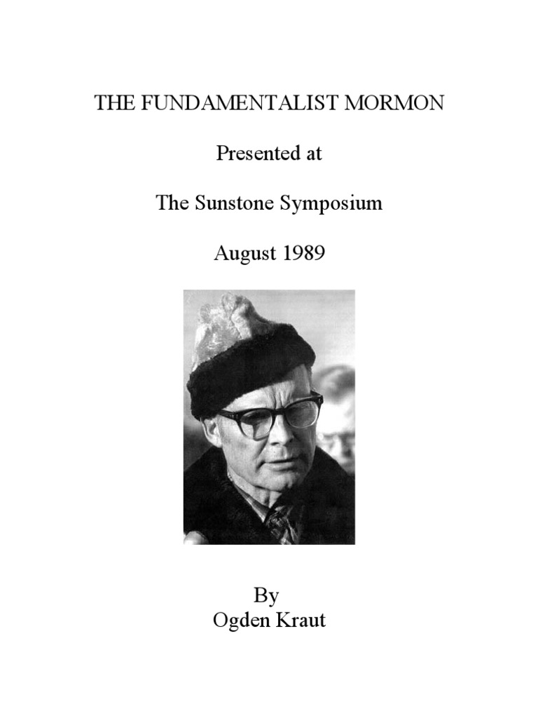 Unveiling the Mysteries of the Fundamentalist Latter-Day Saint Movement