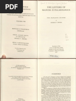 The Letters of Manuel Palaeologos | PDF | Royalties