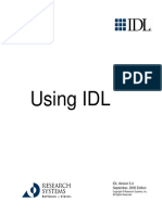 Using IDL: IDL Version 5.4 September, 2000 Edition