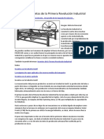 Principales Inventos de La Primera Revolución Industrial