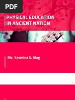 Physical Education in Ancient Period