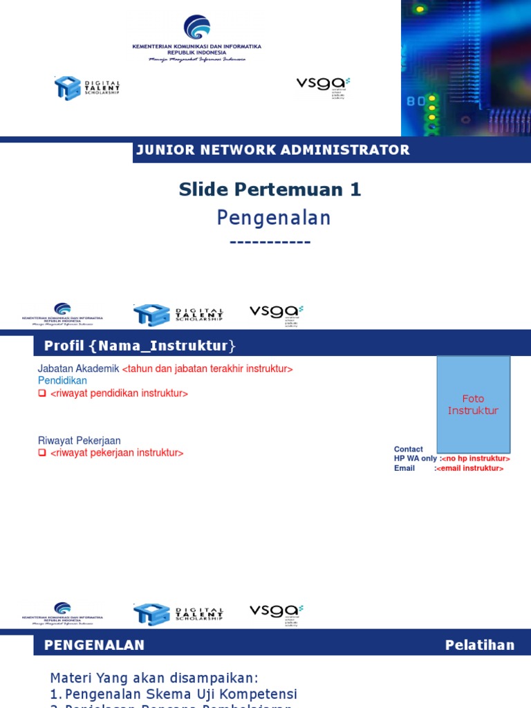Pelatihan Junior Network Administrator | PDF | Komputer