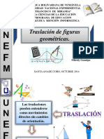 Traslación de figuras geométricas