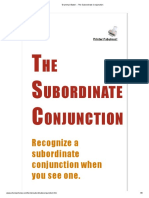 Grammar Bytes! - The Subordinate Conjunction