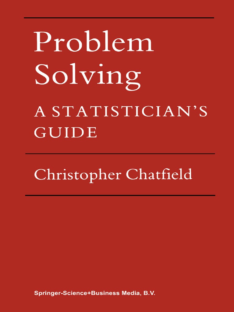 Problem Solving A Statisticians Guide PDF | PDF | Data Analysis 