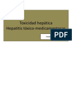 Toxicidad hepática: causas, manifestaciones clínicas y tratamiento