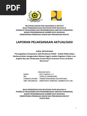 Laporan Aktualisasi Dewi