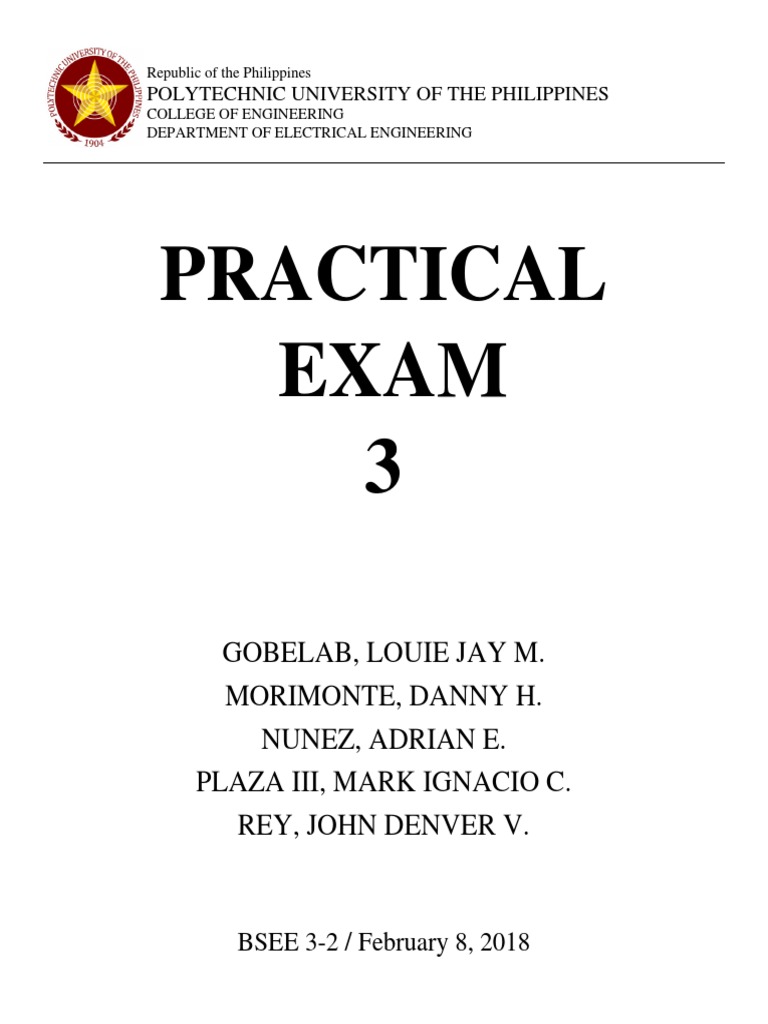 Practical Exam 3 | PDF
