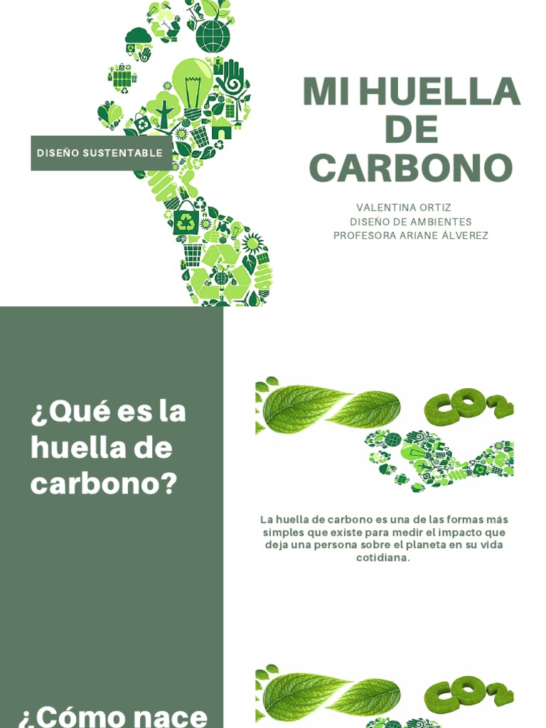 Mi Huella de Carbono | PDF | Huella de carbono | Dióxido de carbono