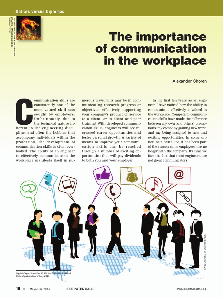 essay on importance of communication at workplace